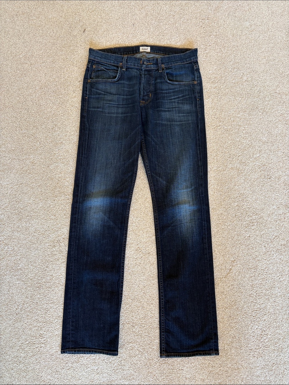 Hudson Jeans Men's Straight Dark Indigo Jeans